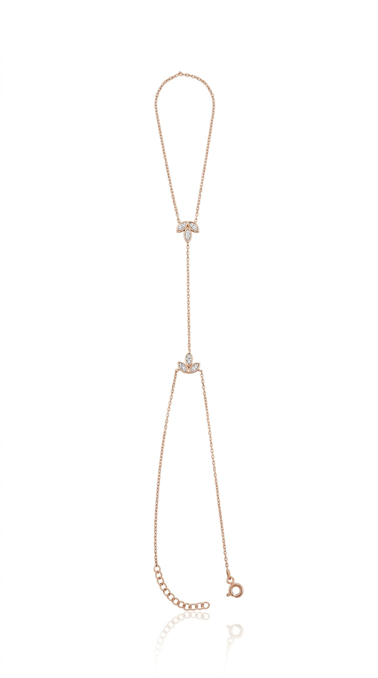 Lyra Marquise Hand Chain