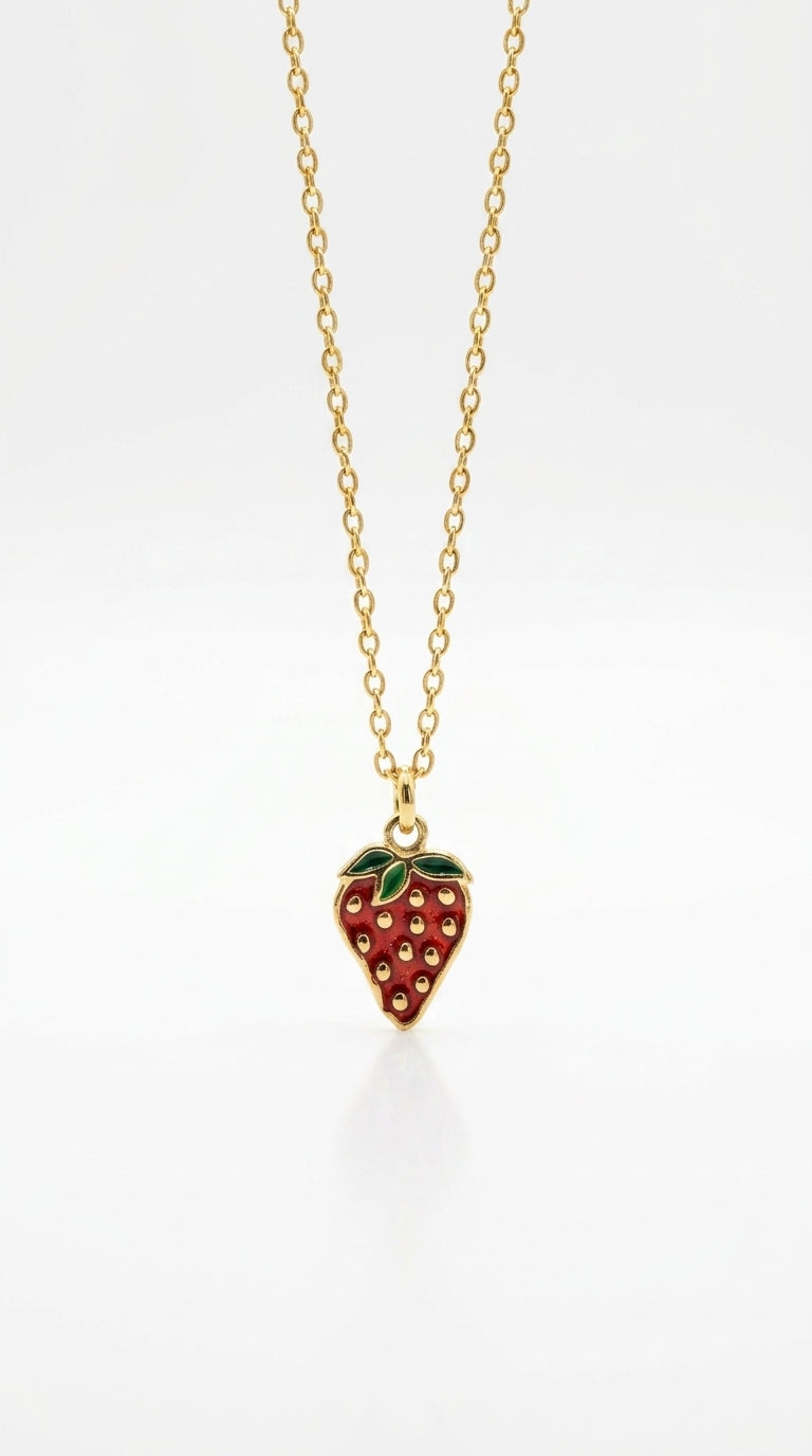 Summer Strawberry Pendant