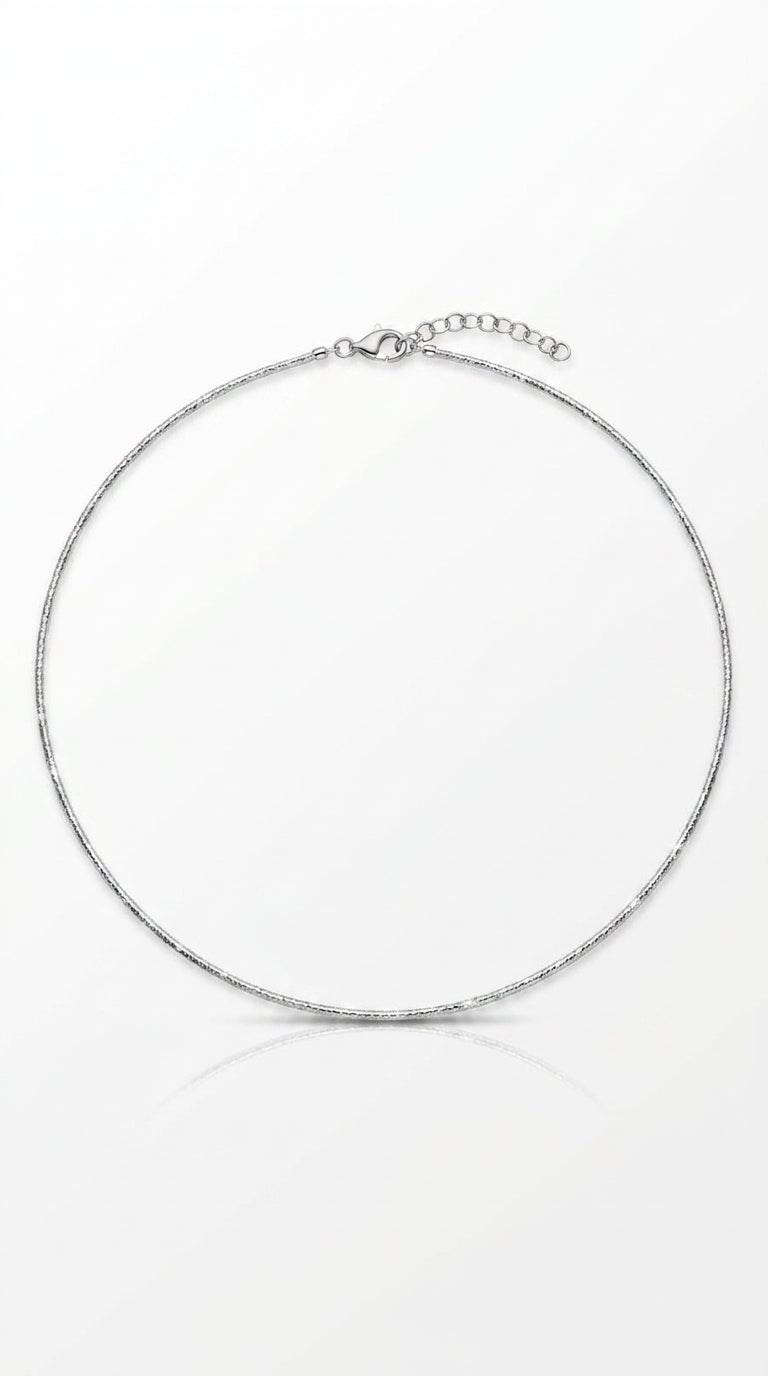 Aurelia Textured Choker Necklace