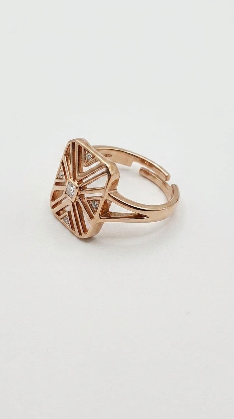 Deco Prism Ring