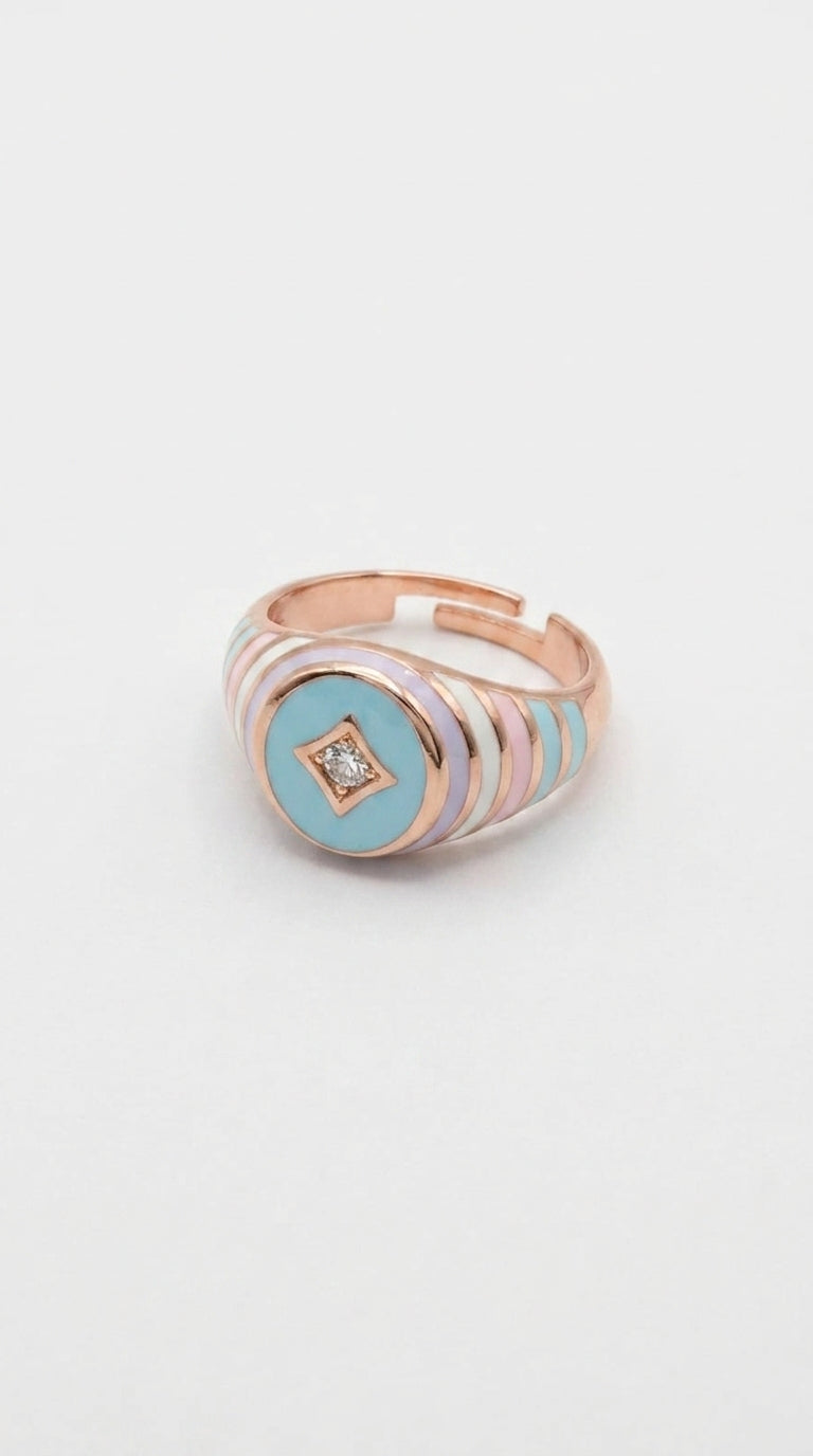 Pastel Paradise Signet Ring