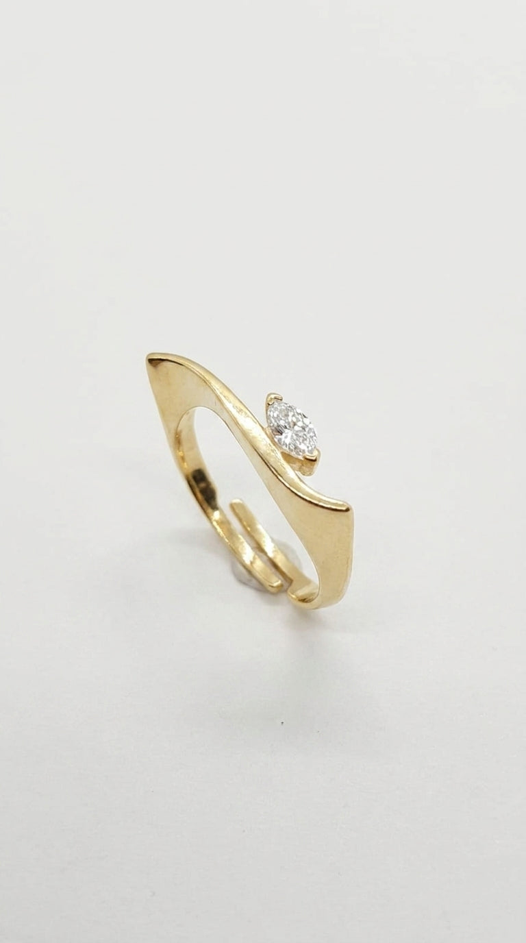 Marquise Aura Sculpt Ring