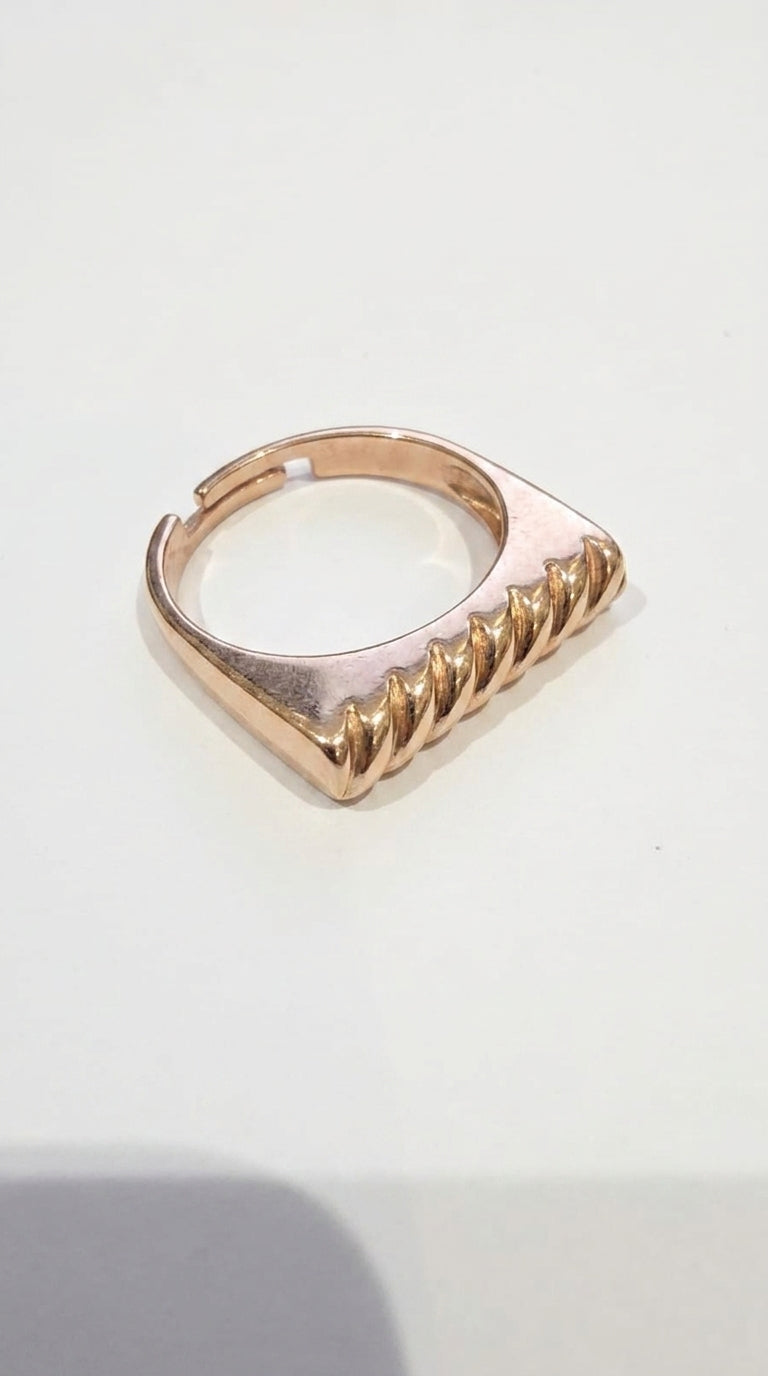 Ethereal Twist Sterling Silver Ring