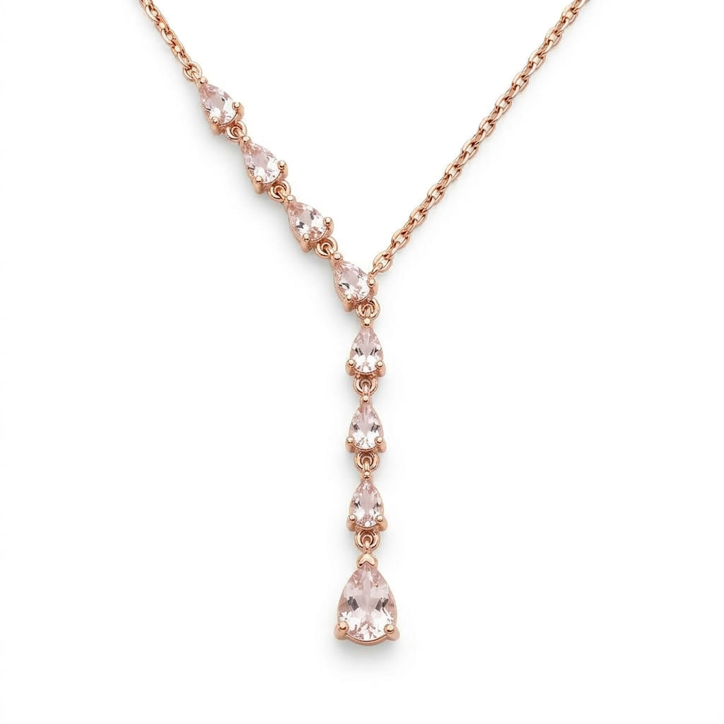 Teardrop Cascade Necklace