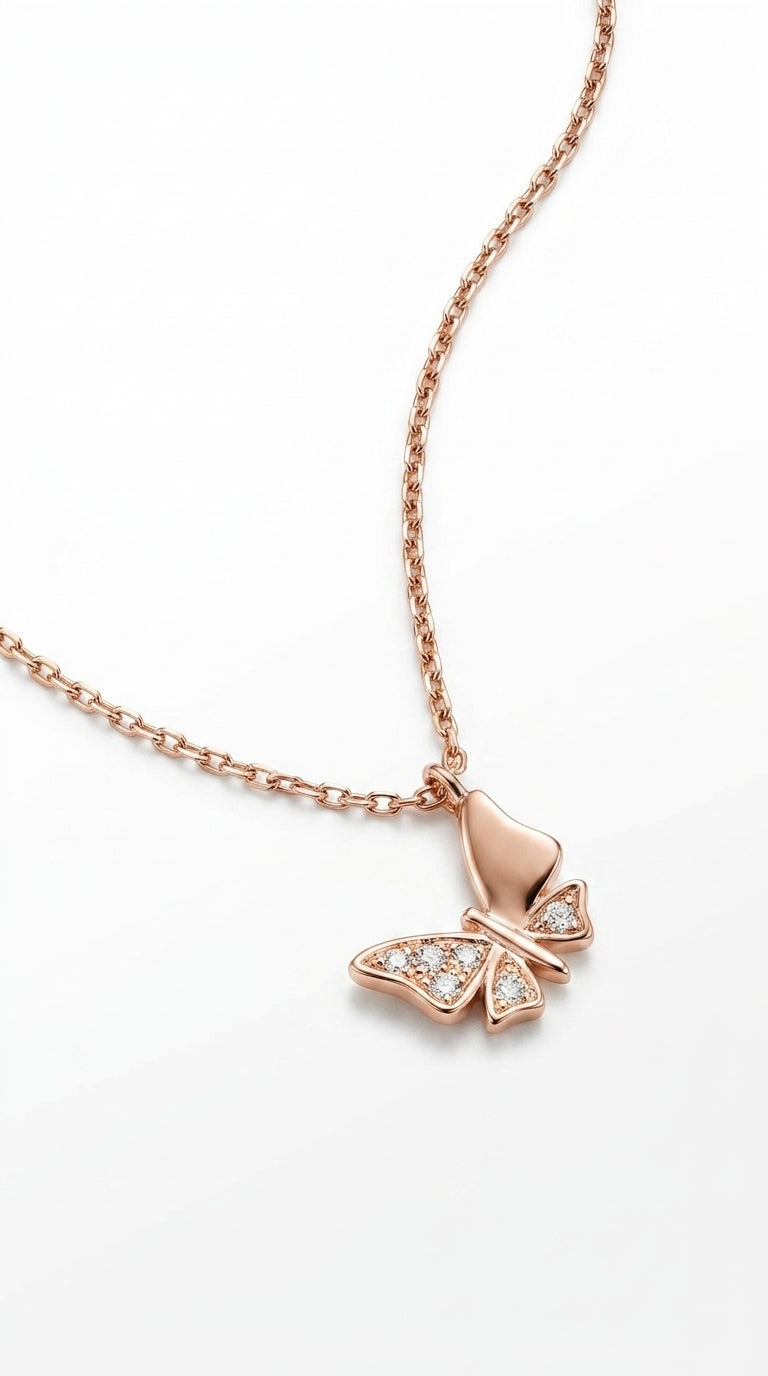 Personalized Mariposa Aura Necklace