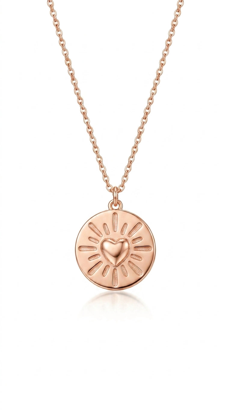 Radiant Heart Solstice Aura Necklace