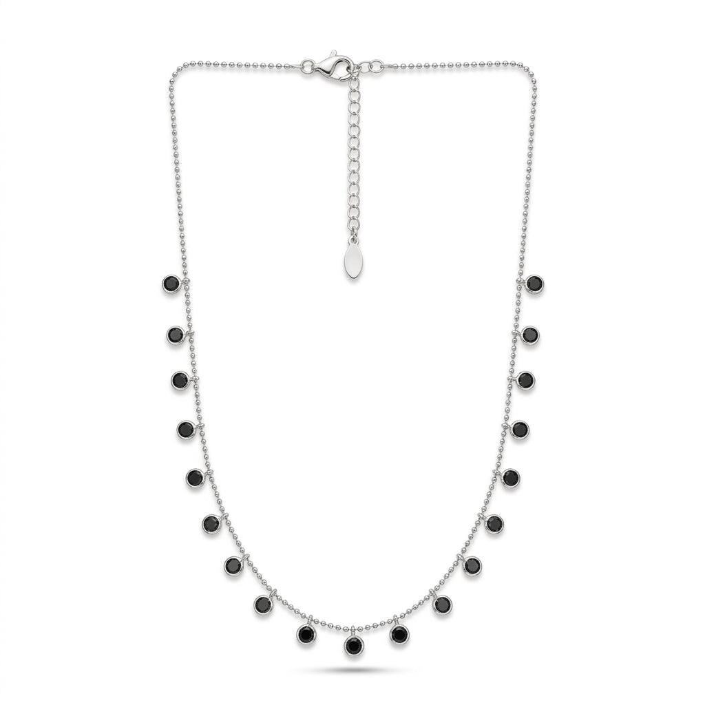 Noir Drops Necklace
