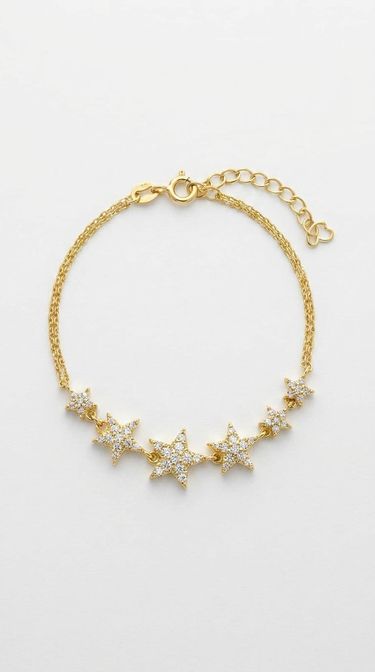 Stellar Luminary Charm Bracelet