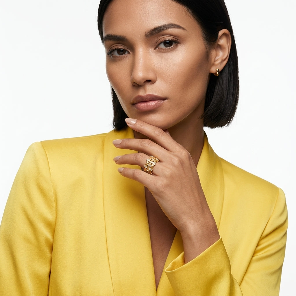 The Woven Lattice Ring