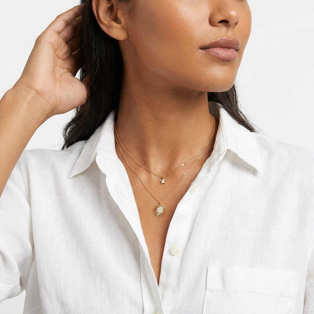 Solaris Aura Shimmer Necklace