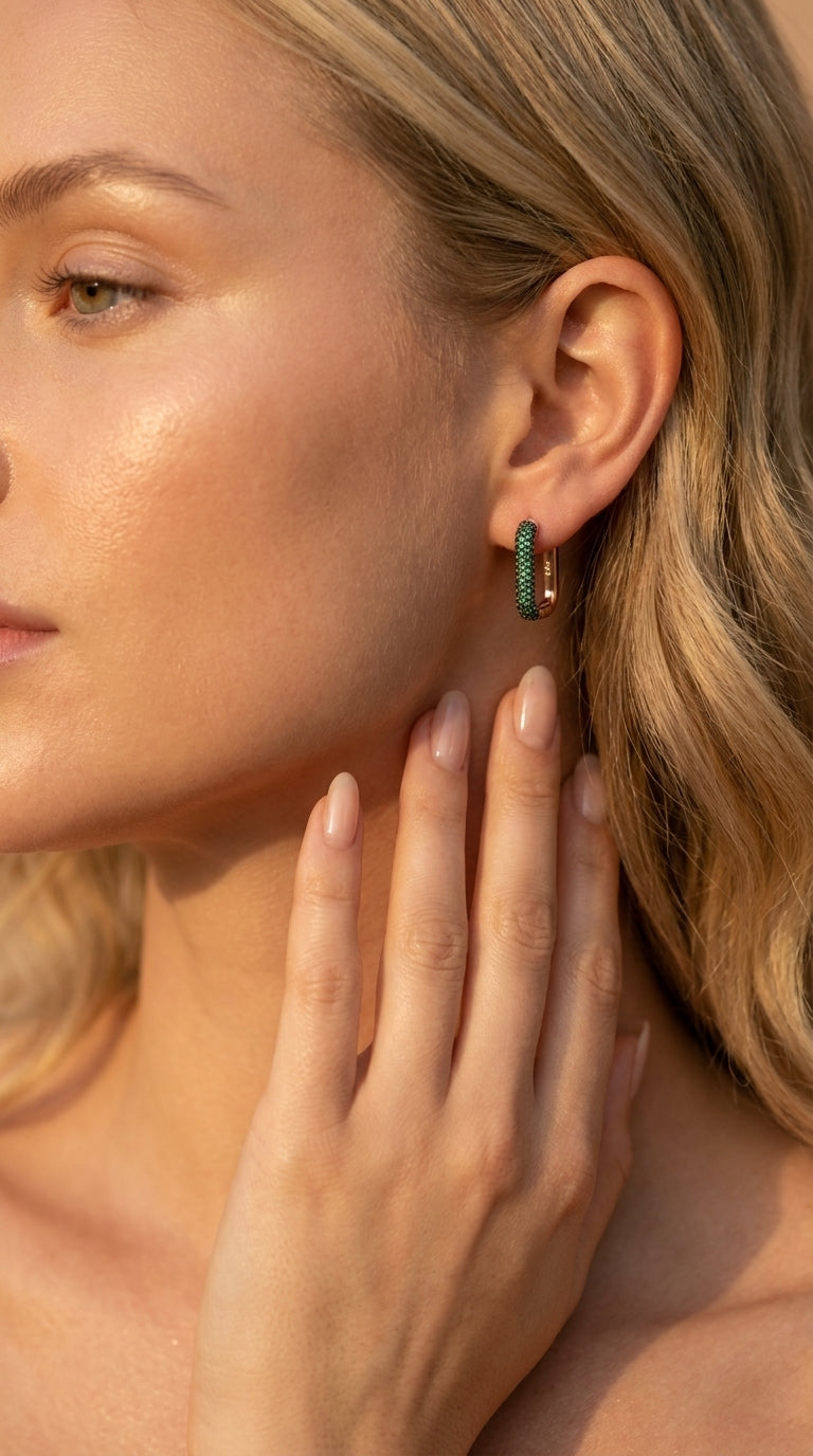 Enchanted Ivy Geometric Earrings