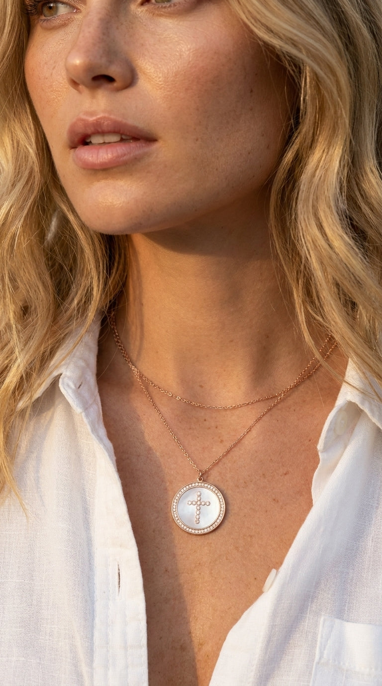 Ethereal Gilded Petal Necklace