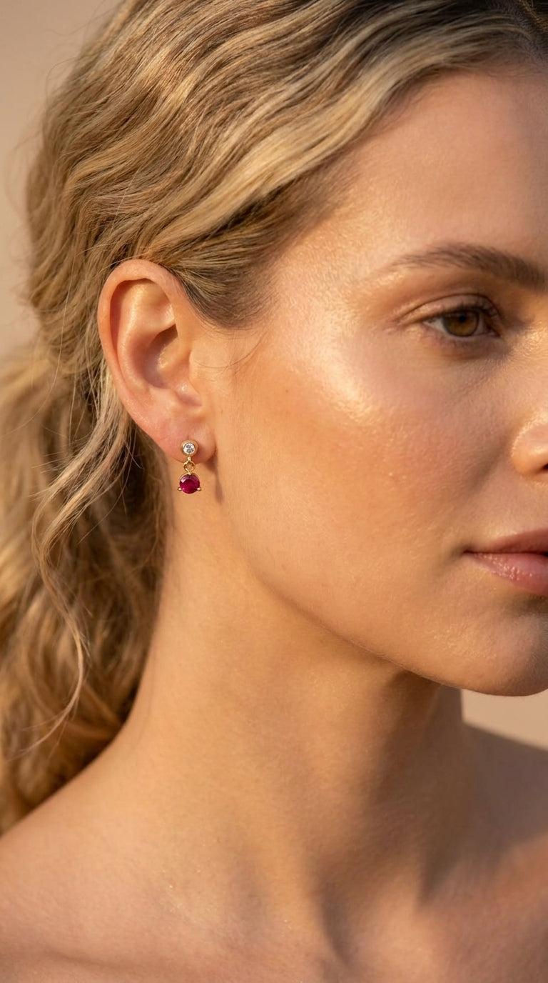 Minimalist Teardrop Huggie Hoops