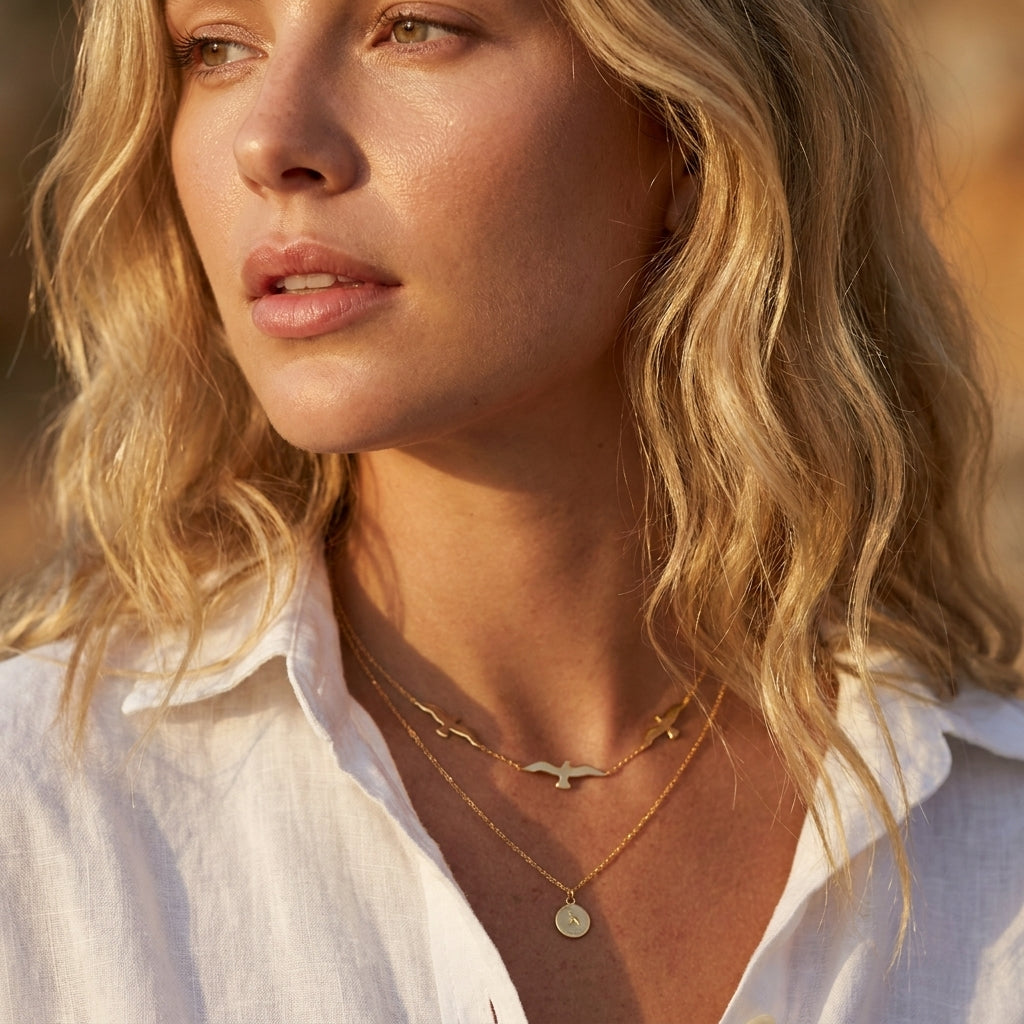 Spirit of Freedom Seagull Necklace