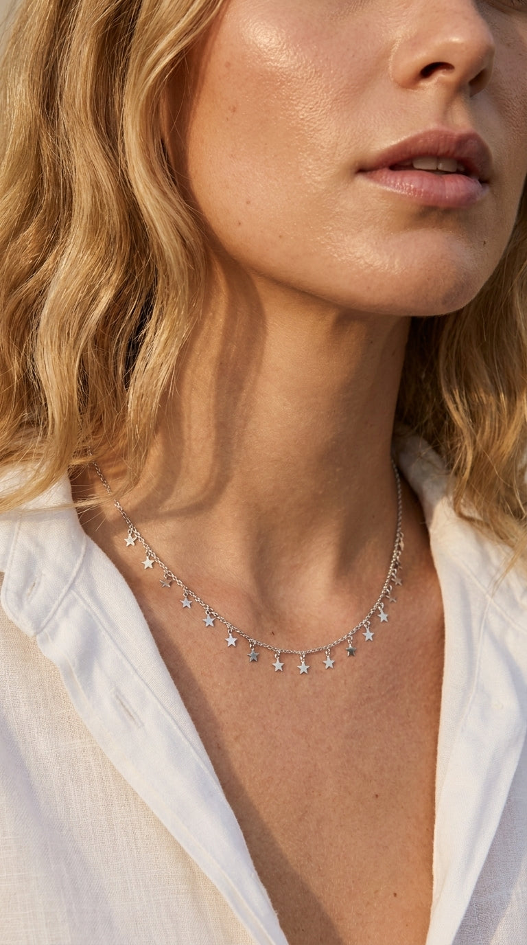 Radiant Starfall Aura Necklace