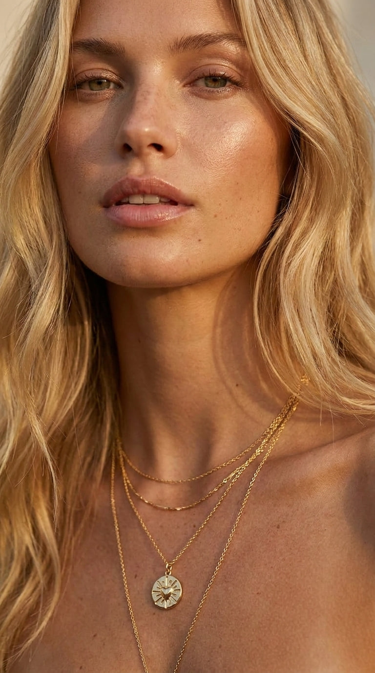 Radiant Heart Solstice Aura Necklace