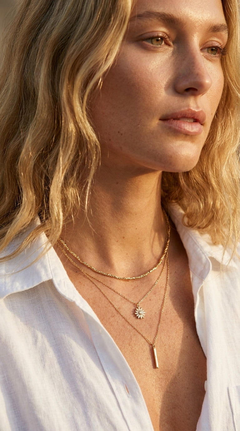 Radiant Daisy Prism Necklace