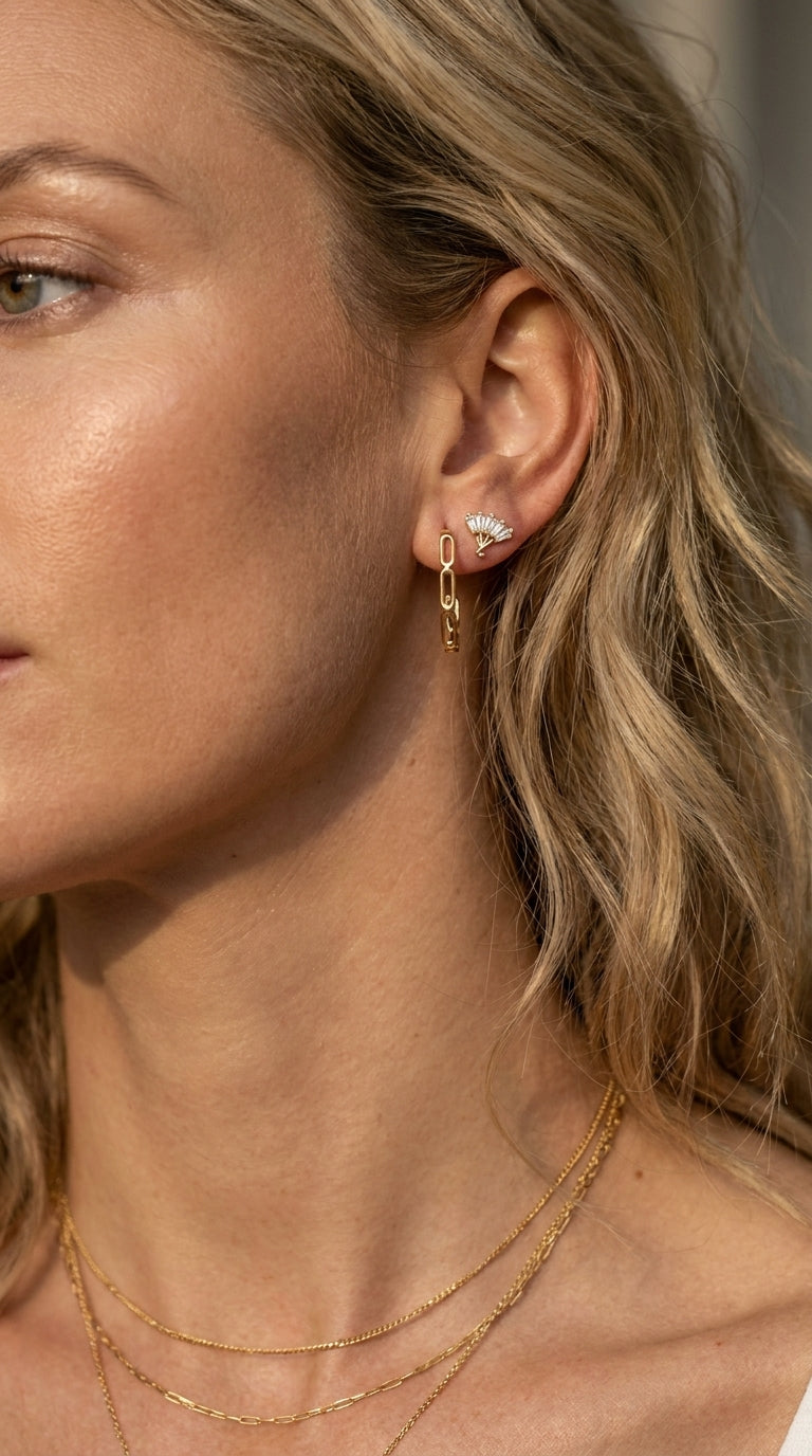 Radiant Hexagon Bond Earrings