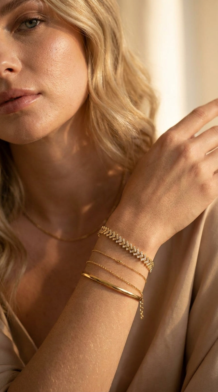 Riviera Brick Link Bracelet