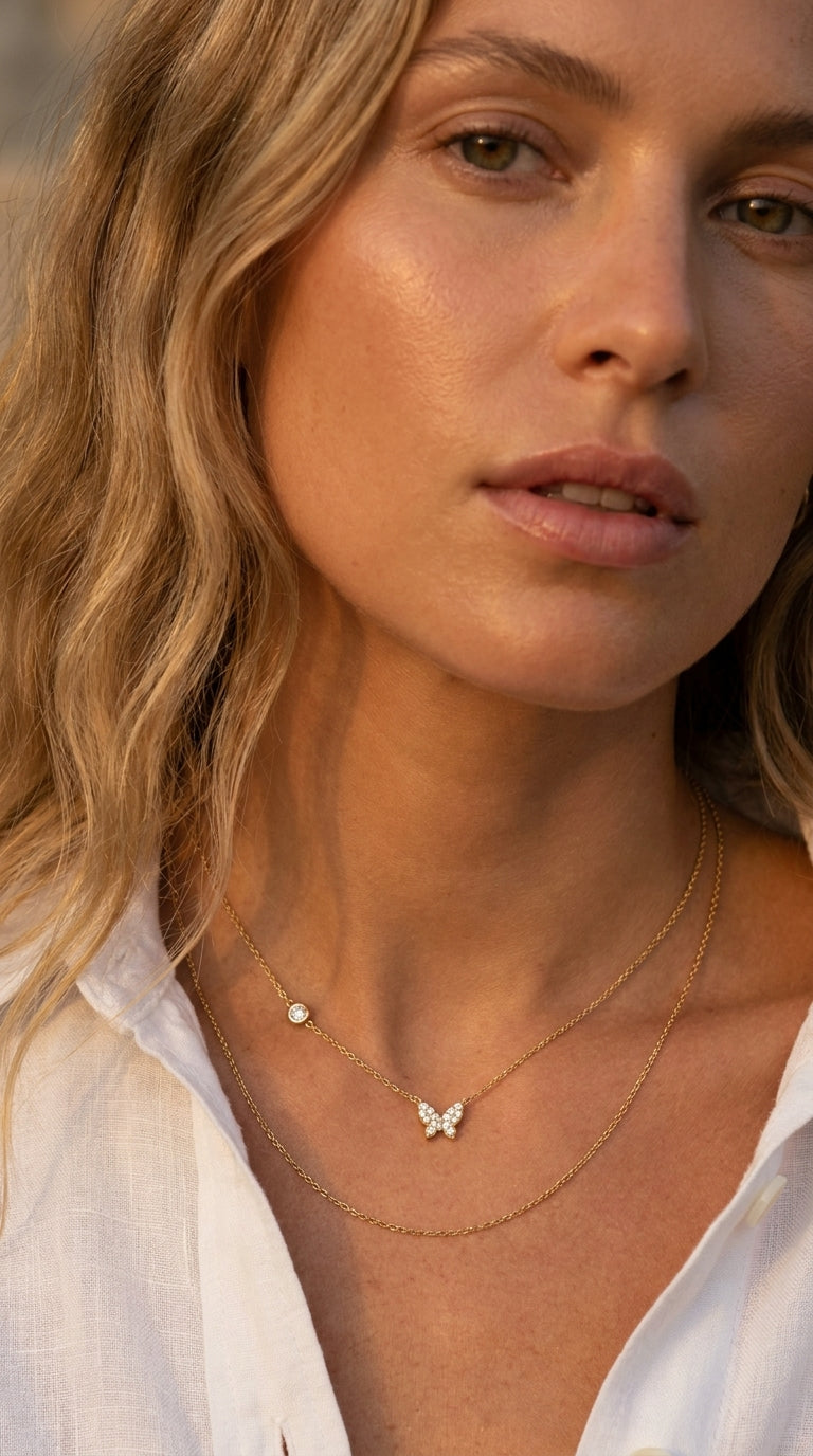 Mariposa Sparkle Necklace