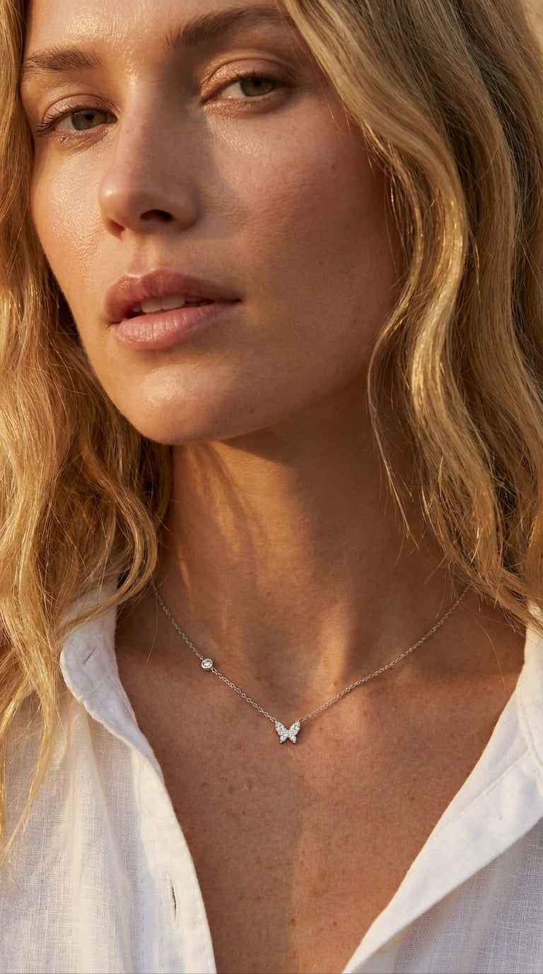 Mariposa Sparkle Necklace
