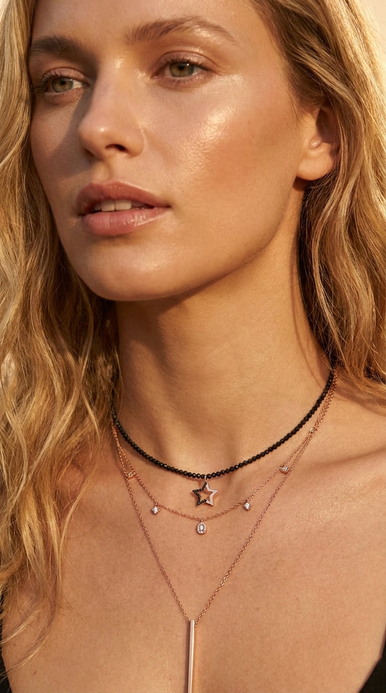 Calypso Onyx Star Choker