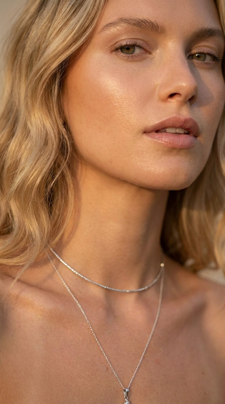 Aurelia Textured Choker Necklace